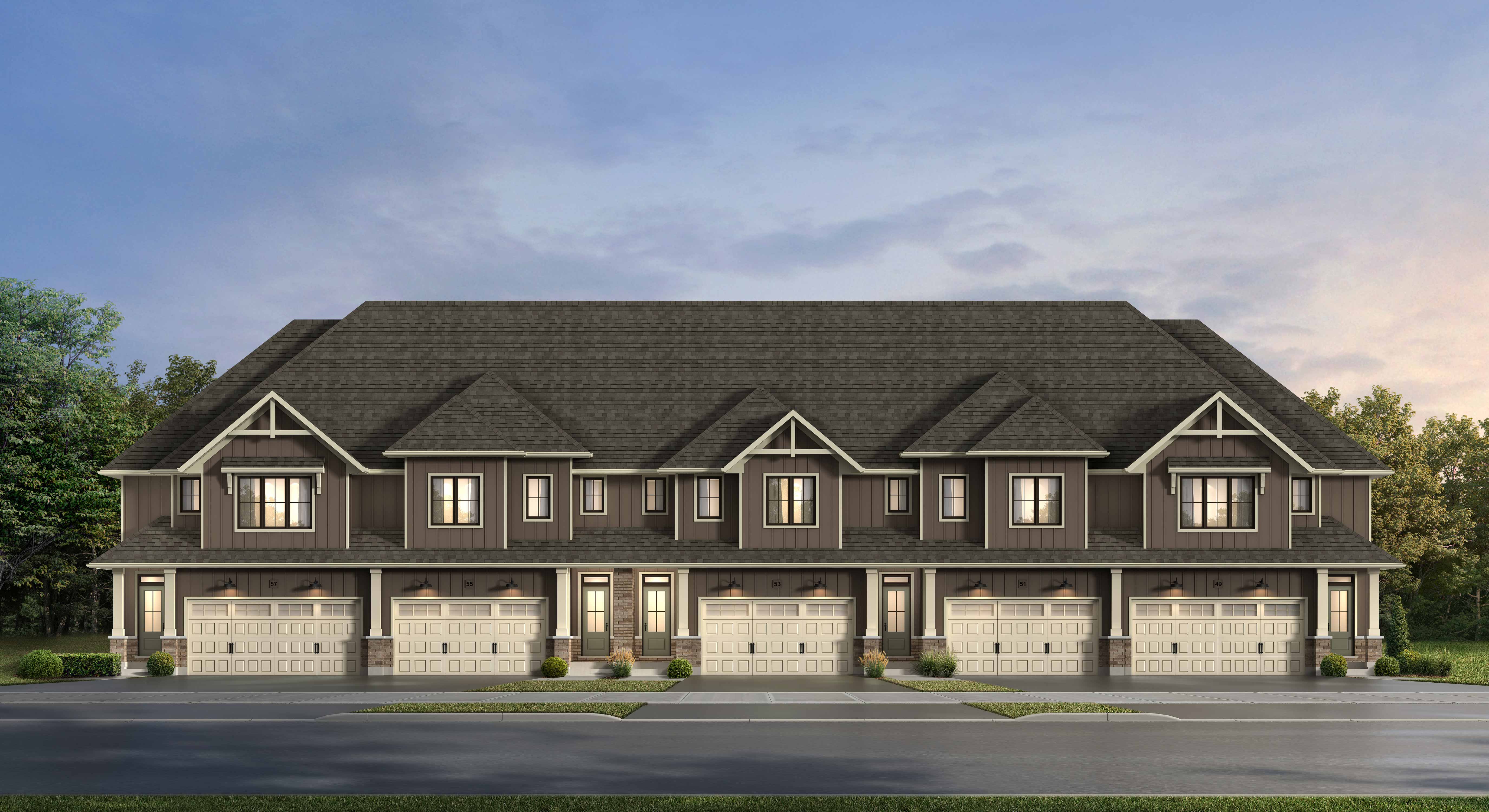 Rear elevation and outdoor living space