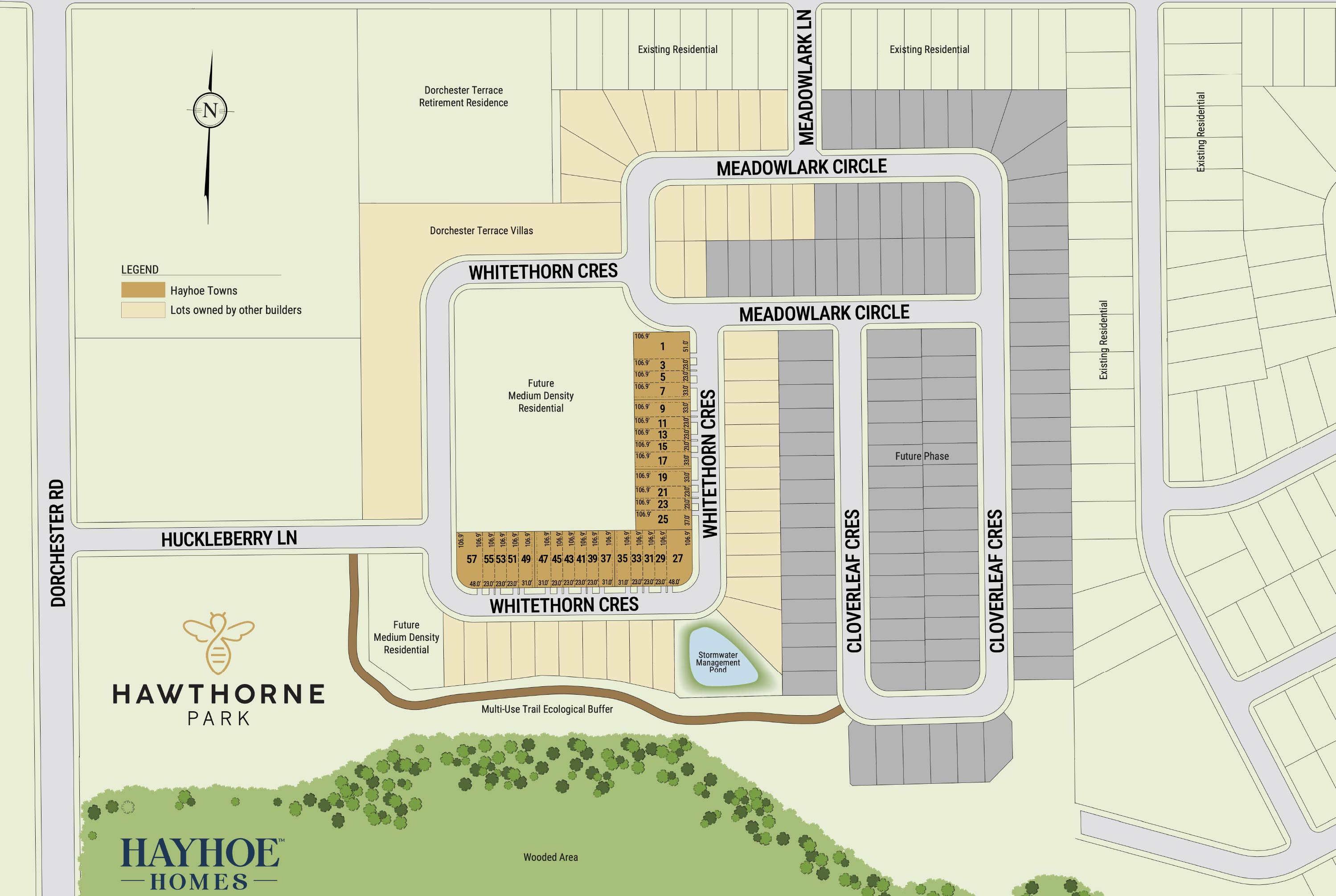 Hawthorne Park site plan